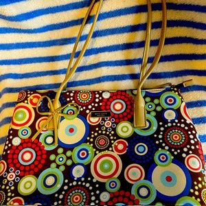 Handbag. Multicolor in excellent shape.